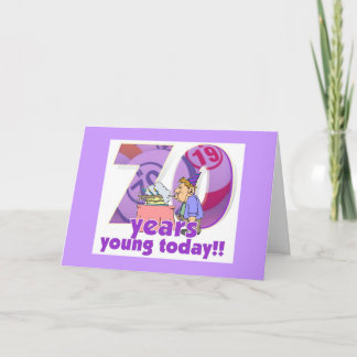 ビンゴカード-第70誕生日 カード