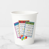 ビンゴカード 紙コップ (正面)
