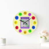 ビンゴキッチン ラージ壁時計 (ホーム)