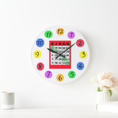 ビンゴキッチン ラージ壁時計 (ホーム)