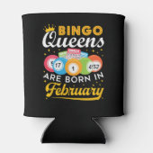 ビンゴクイーンズ生まれは2月誕生日 缶クーラー (裏面)