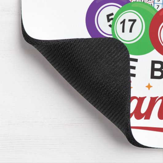 ビンゴクイーン生まれズは1月誕生日 マウスパッド (コーナー)