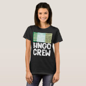 ビンゴクルービンゴカードゲーム賭博Luck Bingo Bal Tシャツ (正面フル)