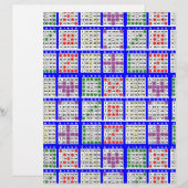 ビンゴゲームのパターン（大） (正面/裏面)
