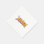 ビンゴゲームラッキープレイヤーギャンブラー賭博ギフト スタンダードカクテルナプキン (角)