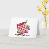 ビンゴゲーム カード (黄色い花)