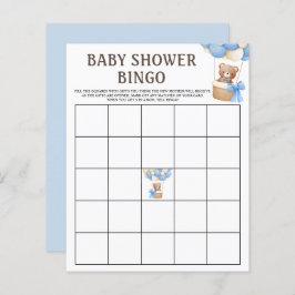ビンゴゲーム |ベアーバルーンボーイ赤ちゃんシャワーゲーム