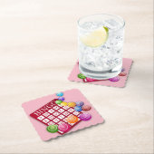 ビンゴスキャロプドエッジ紙コースター ペーパーコースター (インサイチュ)