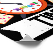 ビンゴタイムラッキーおもしろい賭博 ポスター (角)