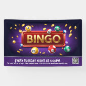 ビンゴナイトバナーPTO PTA教会バナー 横断幕 (横)