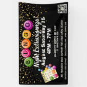 ビンゴナイト資金調達者バナー 横断幕 (縦)