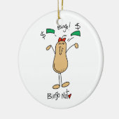 ビンゴナットTシャツとギフト セラミックオーナメント (左)