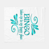 ビンゴハッピープレイス フリースブランケット (正面(横))