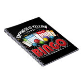 ビンゴハピネス男性おもしろい女性ビンゴプレーヤー ノートブック (右側)