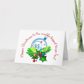 ビンゴファンのクリスマスカード シーズンカード (正面)