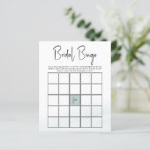 ビンゴブライダルシャワーゲームグリーン水色洗剤 (スタンド正面)