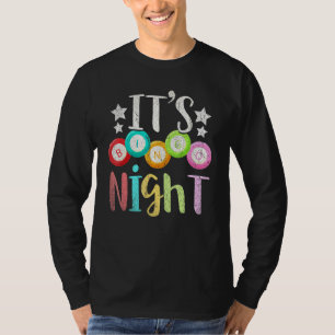 ビンゴプレイヤーギャンブルビンゴナイト賭博抽選B Tシャツ
