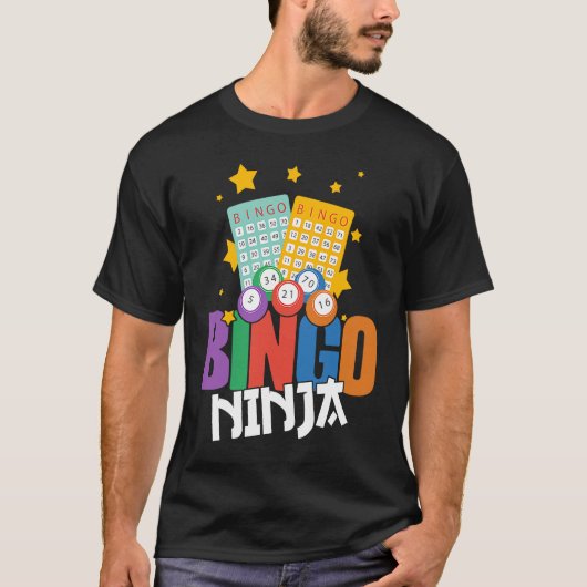 ビンゴプレイヤービンゴ忍者 Tシャツ (正面)