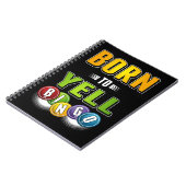 ビンゴプレイヤーユーモア男性女性ビンゴおもしろいー ノートブック (左側)