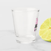 ビンゴプレイヤーJesus Faith Christian I Love Jesus An ショットグラス (左)