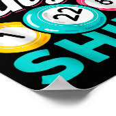 ビンゴプレーヤーこれは私の幸運なビンゴおもしろいビンゴ私 ポスター (角)