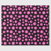 ビンゴプレーヤーのピンクボール ラッピングペーパー (フラット)