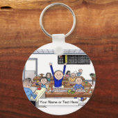 ビンゴプレーヤー – 男性 キーホルダー (正面)