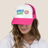 ビンゴベビーキュートで自信に満ちたビンゴ愛好家 キャップ (インサイチュ)