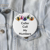 ビンゴボタンの訪問者呼出し私の数 缶バッジ (インサイチュ)