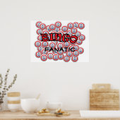 ビンゴボールに対するビンゴ「名前」 ポスター (キッチン)