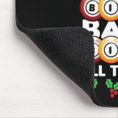 ビンゴボールラッキーゲームプレイヤーギャンブラープレゼント マウスパッド (コーナー)