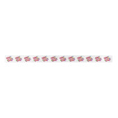 ビンゴボール付きビンゴカード サテンリボン (正面)