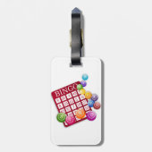 ビンゴボール付きビンゴカード ラゲッジタグ (裏面縦)