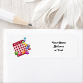 ビンゴボール付きビンゴカード ラベル (インサイチュ)