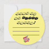 ビンゴボール付きビンゴカード 招待状 (裏面)