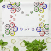 ビンゴボール キッチンタオル (折り畳み)