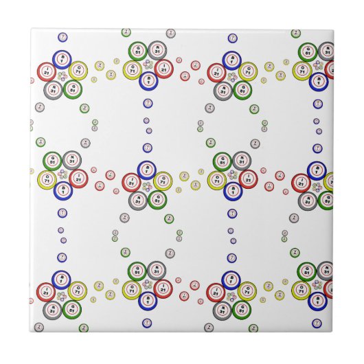 ビンゴボール タイル (正面)