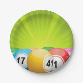 ビンゴボール ペーパープレート (正面)