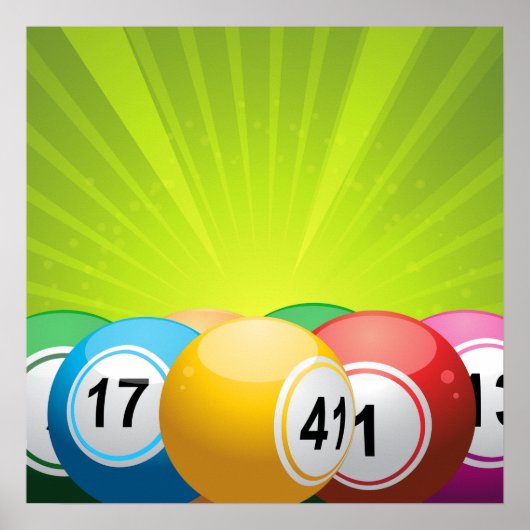 ビンゴボール ポスター (正面)