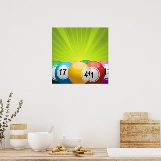 ビンゴボール ポスター (キッチン)