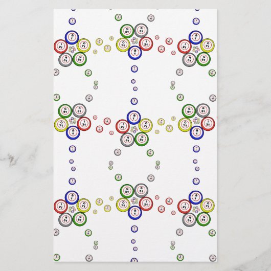 ビンゴボール 便箋 (正面)