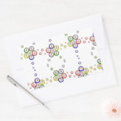 ビンゴボール 長方形シール (封筒)