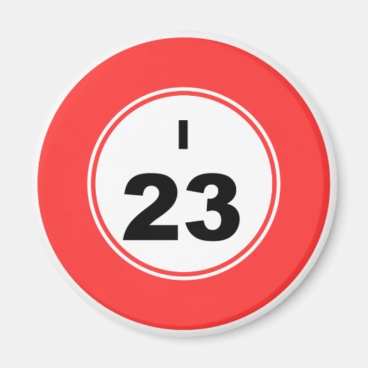 ビンゴボールI マグネット (正面)