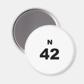 ビンゴボールN マグネット (正面/裏面)