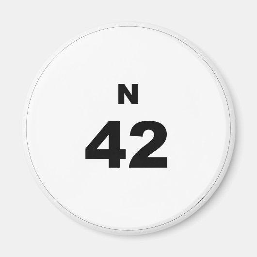 ビンゴボールN マグネット (正面)