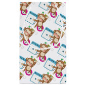 ビンゴモンキー小抱き枕 スモールペーパーバッグ (裏面)