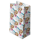 ビンゴモンキー小抱き枕 スモールペーパーバッグ (裏面アングル)