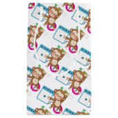 ビンゴモンキー小抱き枕 スモールペーパーバッグ (正面)