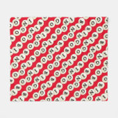 ビンゴワードアートフリースブランケット フリースブランケット (正面(横))