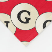 ビンゴワードアートフリースブランケット フリースブランケット (角)